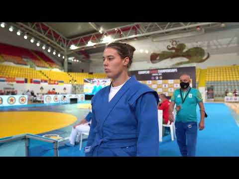 ORYASHKOVA (BUL) VS KOVALSKA (UKR). Women 80 kg. European SAMBO Championships 2021