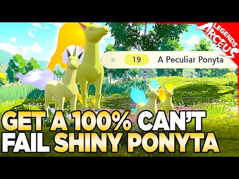 100% Can't Fail Shiny Ponyta - Pokemon Legends Arceus