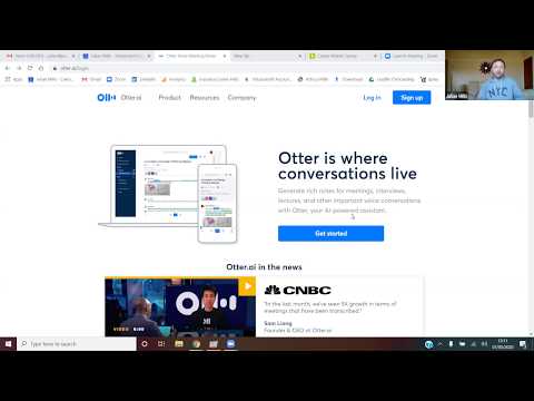 Use Otter.ai to transcribe your videos and audio files