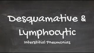 Interstitial Pneumonias