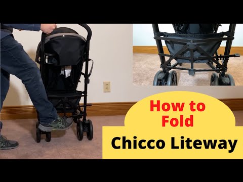 How to Fold the Chicco Liteway Umbrella Stroller