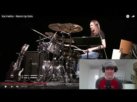 KAI HAHTO - DRUM SOLO REACTION - Nightwish