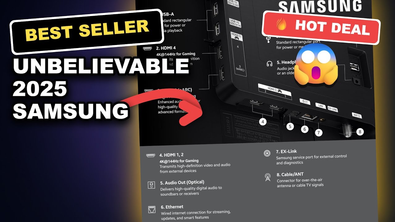 UNBELIEVABLE 2025 Samsung S90F 65-Inch OLED 4K Smart TV Review - Groundbreaking AI Processor!