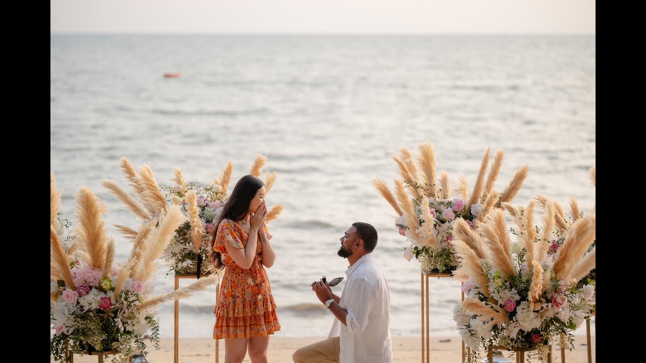 Best Beach Engagement in Phuket, Thailand -  by BESPOKE EXPERIENCES THAILAND