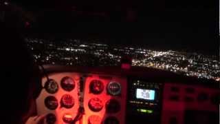 preview picture of video 'Night Currency Flight for Casey Baird - Murfreesboro Aviation w/ CFI Marty Newcomb'