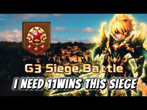 Summoners War G3 Siege Battle Can I'll get 11Wins Again? [ Procs&Cons Vs ~Mi|k~ Vs Legend Wings]