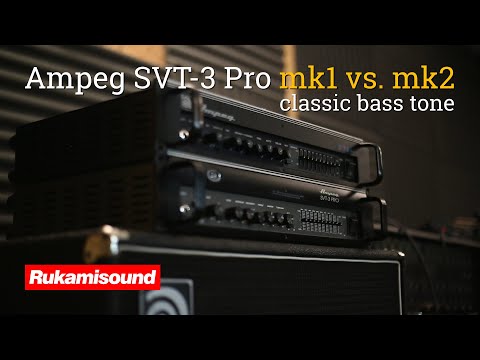 Ampeg SVT-3 Pro mk1 vs. mk2 (Classic Bass Tone)