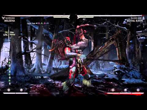 MKX Mileena 42% combo (1 bar)