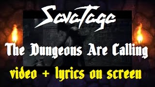 Savatage-The Dungeons Are Calling (video+lyrics on screen)