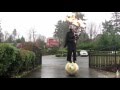 Kylo Ren Rides BB-8 and Plays Flaming Bagpipes in the Rain