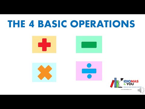 THE 4 BASIC OPERATIONS