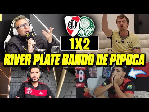 REAÇÕES DOS RIVAIS INCRÉDULOS APÓS PALMEIRAS GANHAR DO RIVER! REACT RIVER PLATE 1X2 PALMEIRAS 