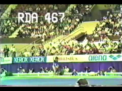 3rd T GDR Dagmar Kersten V - 1985 World Gymnastics Championships 9.875