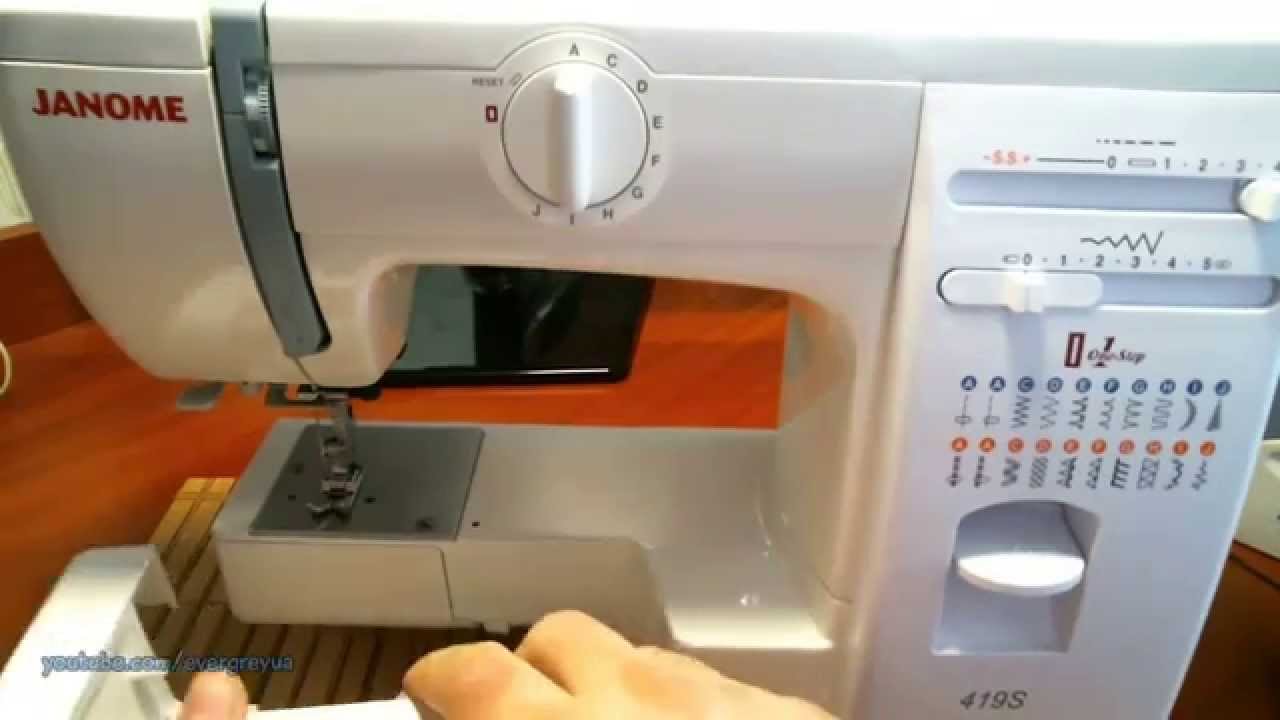 Швейная машина Janome 419S белый