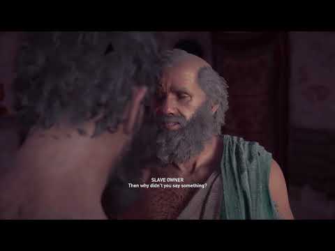 Assassin's Creed Odyssey: Side Quest Once A Slave All Options (Before Copper Mine Completion)