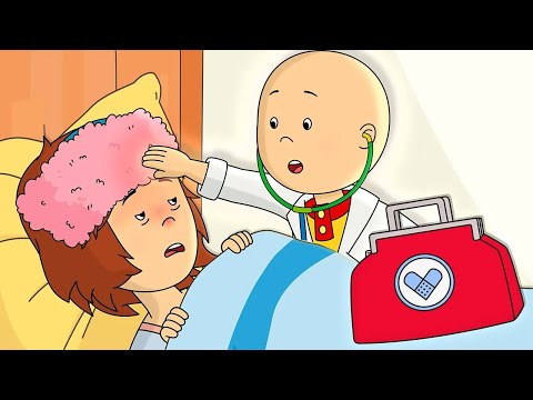 Maman est Malade | Caillou en Français