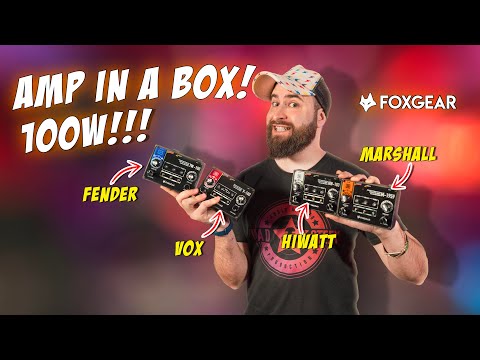 *NEW* Foxgear V-100 100W British Classic Vintage Amp in Pedal image 4