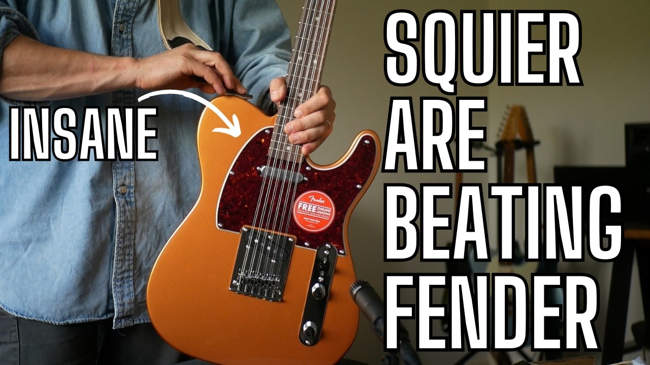Squier Guitars Are Beating Fender Right Now - MORE INTERESTING DESIGNS Troy V Leeuwen Tele - YouTube