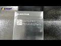 How To Mark DM QR Code Barcode To Cigarette Box By CYCJET Fly Laser Jet Printer Laser Coding Machine