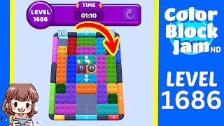 Soluzione del Livello 1686 di Color Block Jam