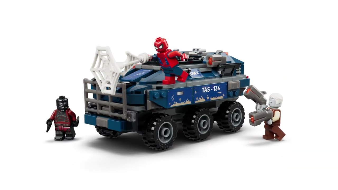 LEGO Marvel - Spider-Man a naháňačka za väzenským transportérom