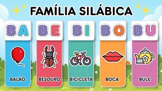FAMÍLIAS SILÁBICAS B, C e D | Aprendendo a Ler do Zero – Aula 2