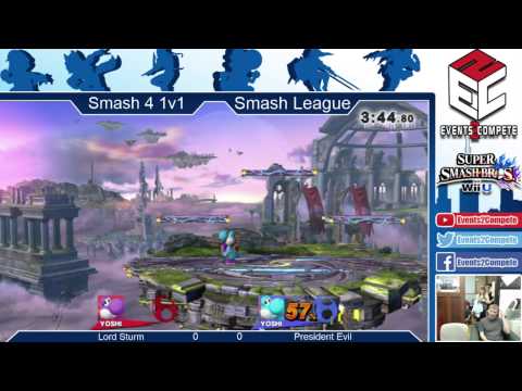 Iowa Smash Tournament Weekly #1 Singles: Lord Sturm (Purple Yoshi) vs. President Evil (Light Blue Yo