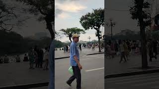 베트남 하노이 호안끼엠 주말 풍경