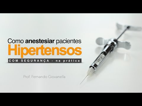 Anestesia Local em Hipertensos - O que eu preciso saber?