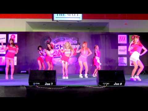 140803 [1st] AngelPluz cover AOA - Elvis + Short Hair @OISHI Thailand Cover Dance 2014 (Audition)