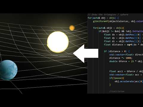 Simulating Gravity in C++