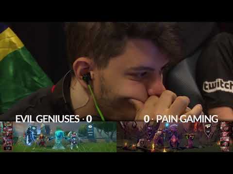 Dota 2 - The Bucharest Major EG vs Pain Gaming - Day One English Commentator