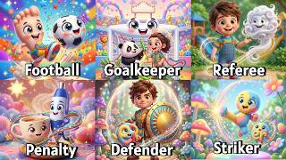 Football Vocabulary in English ⚽ | 8 Funny Words Explained (Literal vs Reality)