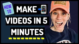 HOW TO Make Simple Facebook Videos On Your Phone In LESS THAN 5 Minutes