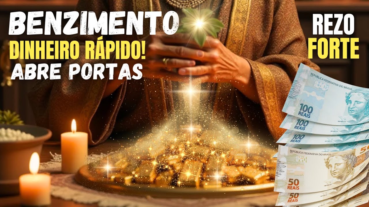 BENZIMENTO FORTE PARA ATRAIR DINHEIRO RÁPIDO | ORAÇÃO PARA PROSPERIDADE FINANCEIRA | BENÇÃO INÉDITA!