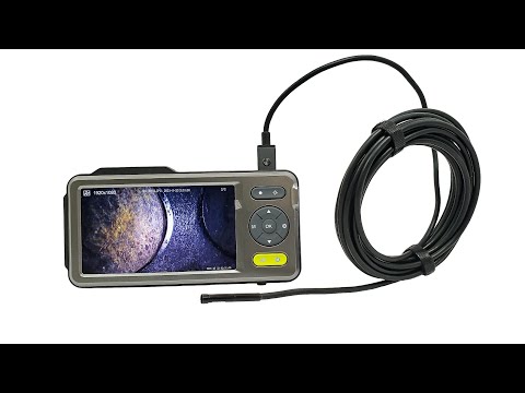 Vividia BD-4550 Dual-Camera Borescope with 4.8mm Diameter Probe Side-View and Front-View Cameras