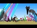 TEAM GODZILLA KONG Vs Catnap Dogday Zoonomaly MONSTERS If Boundary Changes FUNNY CARTOON