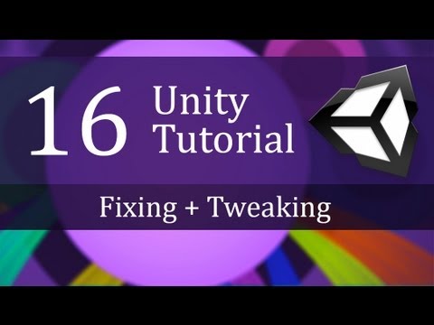 16. Unity Tutorial, Fixing and Tweaking - Create a Survival Game