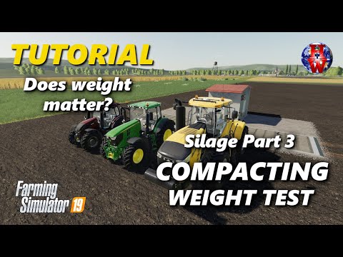 Does Weight Matter? - COMPACTING WEIGHT TEST - Farming Simulator 19 - FS19 Silage Tutorial