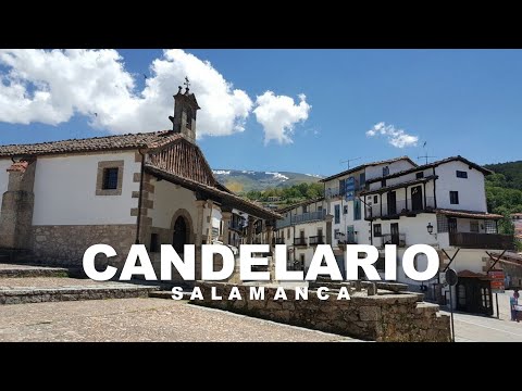 Candelario 4k walking tour (Salamanca / España)