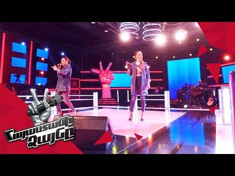 Shoghik Ghazaryan vs Anjela Ghalechyan sing ‘Moves Like Jagger’ - Battle – The Voice of Armenia  4
