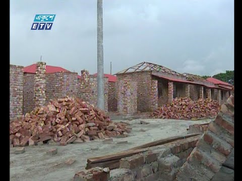 প্রধানমন্ত্রীর দেয়া উপহারের ঘর নির্মাণ শেষ হওয়ার আগেই ভেঙে পড়ছে দেয়াল