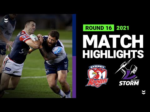 NRL Highlights | Roosters v Storm Match Highlights | Round 16, 2021 | Telstra Premiership | NRL