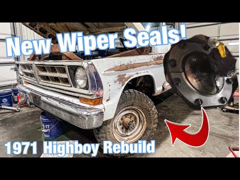 1971 Highboy Dana 44 Wiper Seal Replacement & Transfer Case Fix