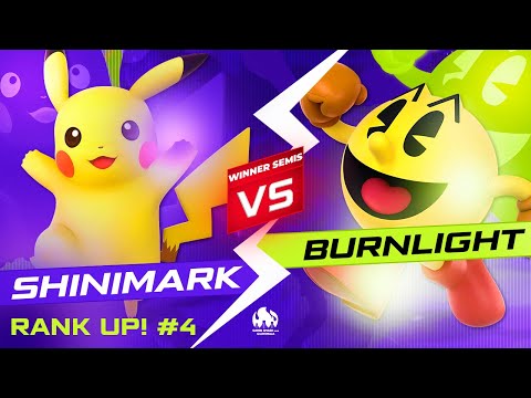 Shinymark Vs Burnlight | Winners Semis - Rank Up! #4: SSBU Singles | Pikachu Vs Pacman