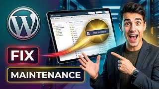 How to fix scheduled maintenance error in WordPress (Easiest Way)(2026 Guide)