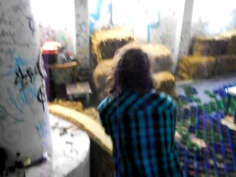 Nrd snowbord session. Całe patio w śniegu!