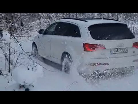 Audi q7 v12 tdi and some snow 😊