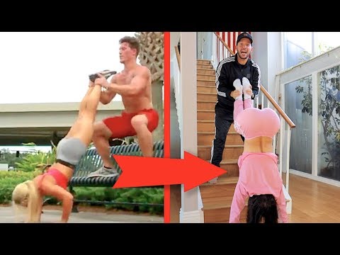 EXTREME FITNESS COUPLE WORKOUT CHALLENGE!! Video