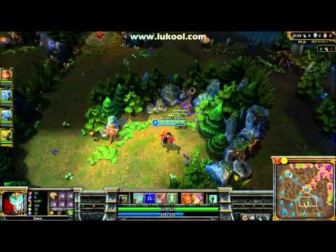 Jungle Shaco guide and first blood in 3rd min